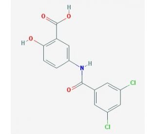 5-[(3,5-dichlorobenzoyl)amino]-2-hydroxybenzoic acid (CAS 926187-11-3) - chemical structure image