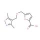 5-{[(3,5-Dimethylisoxazol-4-yl)methoxy]methyl}-2-furoic acid - chemical structure image