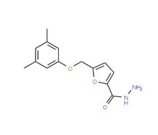 5-[(3,5-Dimethylphenoxy)methyl]-2-furohydrazide - chemical structure image