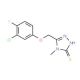 5-[(3-Chloro-4-fluorophenoxy)methyl]-4-methyl-4H-1,2,4-triazole-3-thiol - chemical structure image