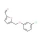 5-[(3-Chlorophenoxy)methyl]-2-furaldehyde - chemical structure image