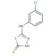 5-[(3-chlorophenyl)amino]-1,3,4-thiadiazole-2-thiol - chemical structure image