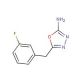5-[(3-fluorophenyl)methyl]-1,3,4-oxadiazol-2-amine (CAS 1016497-55-4) - chemical structure image