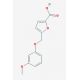 5-[(3-methoxyphenoxy)methyl]-2-furoic acid - chemical structure image