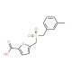 5-{[(3-Methylbenzyl)sulfonyl]methyl}-2-furoic acid - chemical structure image