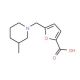5-[(3-Methylpiperidin-1-yl)methyl]-2-furoic acid - chemical structure image