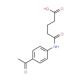 5-[(4-Acetylphenyl)amino]-5-oxopentanoic acid - chemical structure image