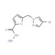 5-[(4-Bromo-1H-pyrazol-1-yl)methyl]-2-furohydrazide - chemical structure image
