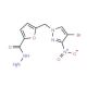 5-[(4-Bromo-3-nitro-1H-pyrazol-1-yl)methyl]-2-furohydrazide - chemical structure image