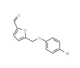 5-[(4-Bromophenoxy)methyl]-2-furaldehyde - chemical structure image