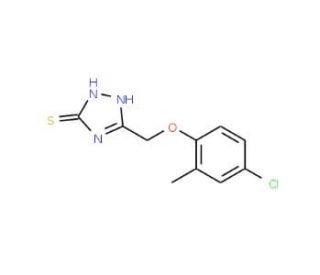 5-[(4-chloro-2-methylphenoxy)methyl]-4H-1,2,4-triazole-3-thiol (CAS 794554-73-7) - chemical structure image