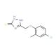 5-[(4-chloro-2-methylphenoxy)methyl]-4H-1,2,4-triazole-3-thiol (CAS 794554-73-7) - chemical structure image