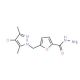5-[(4-Chloro-3,5-dimethyl-1H-pyrazol-1-yl)methyl]-2-furohydrazide - chemical structure image
