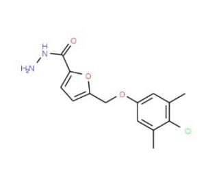 5-[(4-Chloro-3,5-dimethylphenoxy)methyl]-2-furohydrazide - chemical structure image