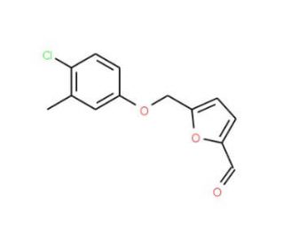 5-[(4-Chloro-3-methylphenoxy)methyl]-2-furaldehyde - chemical structure image