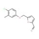 5-[(4-Chloro-3-methylphenoxy)methyl]-2-furaldehyde - chemical structure image
