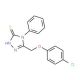 5-[(4-chlorophenoxy)methyl]-4-phenyl-4H-1,2,4-triazole-3-thiol (CAS 68212-26-0) - chemical structure image