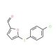 5-[(4-Chlorophenyl)sulfanyl]-2-furaldehyde (CAS 39689-04-8) - chemical structure image