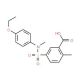 5-[(4-Ethoxy-phenyl)-methyl-sulfamoyl]-2-methyl-benzoic acid - chemical structure image