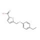 5-[(4-ethylphenoxy)methyl]-2-furoic acid - chemical structure image