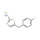 5-[(4-fluorophenyl)methyl]-1,3-thiazol-2-amine hydrochloride - chemical structure image