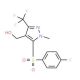 [5-[(4-Fluorophenyl)sulfonyl]-1-methyl-3-(trifluoromethyl)-1H-pyrazol-4-yl]methanol - chemical structure image