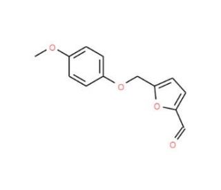 5-[(4-Methoxyphenoxy)methyl]-2-furaldehyde - chemical structure image