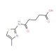5-[(4-Methyl-1,3-thiazol-2-yl)amino]-5-oxopentanoic acid - chemical structure image