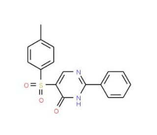 5-[(4-Methylphenyl)sulfonyl]-2-phenyl-4-pyrimidinol - chemical structure image