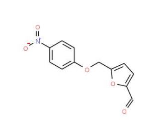 5-[(4-Nitrophenoxy)methyl]-2-furaldehyde - chemical structure image