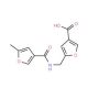 5-{[(5-Methyl-furan-3-carbonyl)-amino]-methyl}-furan-3-carboxylic acid - chemical structure image