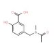 5-[(Acetyl-methyl-amino)-methyl]-2-hydroxy-benzoic acid - chemical structure image