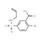 5-[(allylamino)sulfonyl]-2-bromobenzoic acid (CAS 790271-07-7) - chemical structure image
