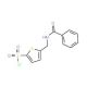 5-[(Benzoylamino)methyl]thiophene-2-sulphonyl chloride (CAS 138872-44-3) - chemical structure image
