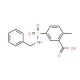 5-[(benzylamino)sulfonyl]-2-methylbenzoic acid - chemical structure image