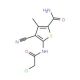 5-[(Chloroacetyl)amino]-4-cyano-3-methylthiophene-2-carboxamide - chemical structure image