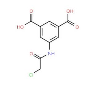5-[(chloroacetyl)amino]isophthalic acid - chemical structure image