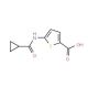 5-[(cyclopropylcarbonyl)amino]thiophene-2-carboxylic acid - chemical structure image