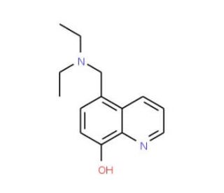 5-[(diethylamino)methyl]quinolin-8-ol (CAS 22506-13-4) - chemical structure image