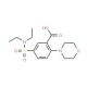 5-[(diethylamino)sulfonyl]-2-morpholin-4-ylbenzoic acid - chemical structure image
