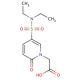 [5-[(diethylamino)sulfonyl]-2-oxopyridin-1(2H)-yl]acetic acid - chemical structure image