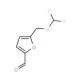 5-{[(difluoromethyl)thio]methyl}-2-furaldehyde - chemical structure image