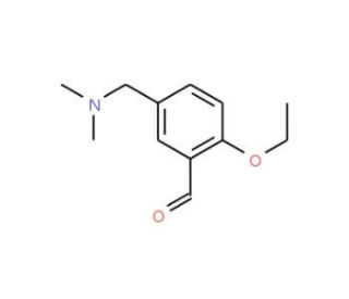 5-[(Dimethylamino)methyl]-2-ethoxybenzaldehyde - chemical structure image