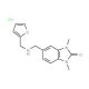 5-{[(Furan-2-ylmethyl)-amino]-methyl}-1,3-dimethyl-1,3-dihydro-benzoimidazol-2-one hydrochloride - chemical structure image