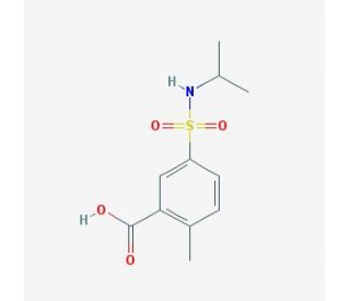 5-[(isopropylamino)sulfonyl]-2-methylbenzoic acid - chemical structure image