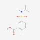 5-[(isopropylamino)sulfonyl]-2-methylbenzoic acid - chemical structure image