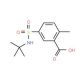 5-[(tert-butylamino)sulfonyl]-2-methylbenzoic acid - chemical structure image