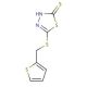 5-[(thien-2-ylmethyl)thio]-1,3,4-thiadiazole-2-thiol - chemical structure image