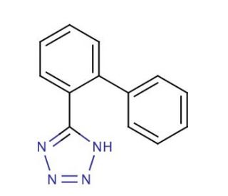 5-[1,1&prime;-Biphenyl]-2-yl-2H-tetrazole (CAS 147330-32-3) - chemical structure image