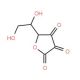 5-(1,2-Dihydroxyethyl)-2,3,4(5H)-furantrione (CAS 7723-73-1) - chemical structure image
